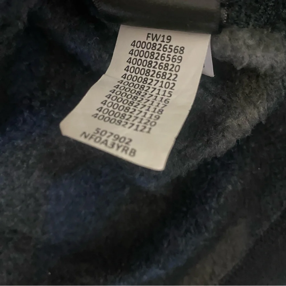 The North Face Jacket Mens M Black 1/4 Zip Aztec Novelty Gordon Lyons Fleece - Picture 6 of 10